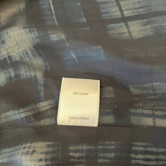 Pendleton Dress Size 12 Sleeveless Sheath Blue Check - Picture 9 of 11